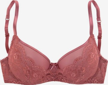 LASCANA T-shirt Bra in Pink: front