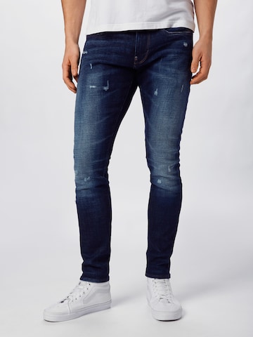 G-Star RAW Slimfit Jeansy w kolorze niebieski: przód