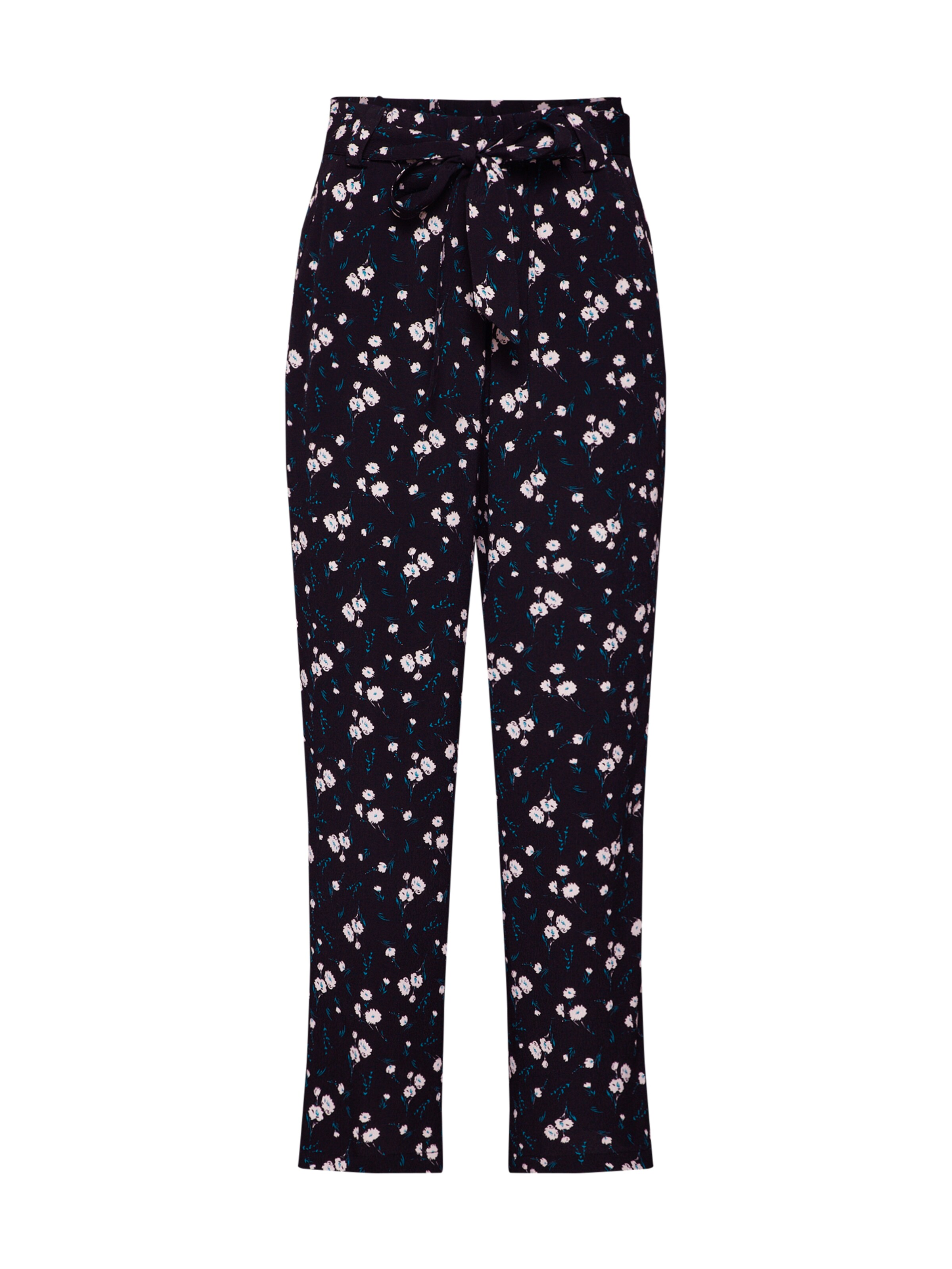 mbym - Bandplooibroek 'Amie' in de kleur Zwart