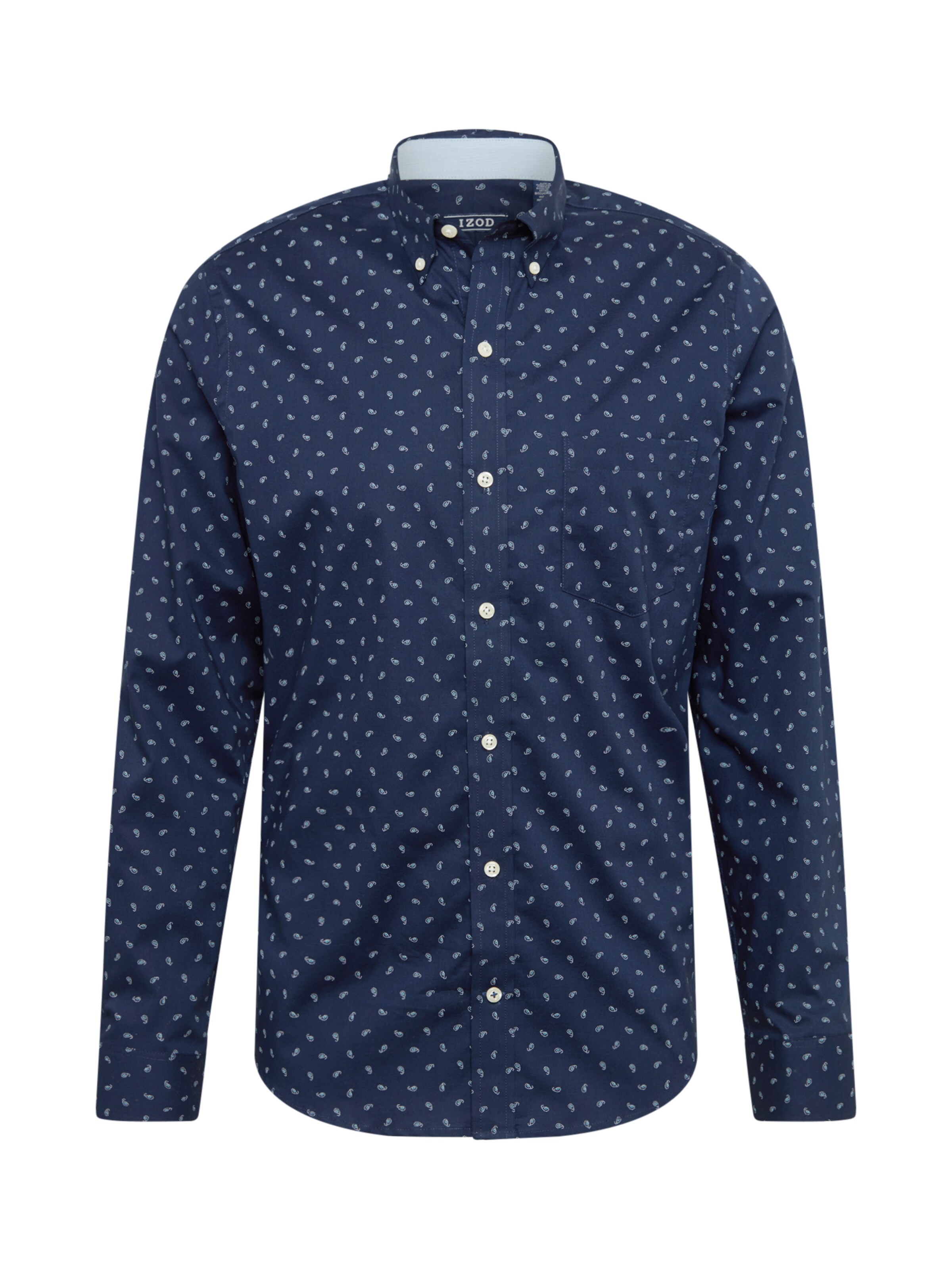 IZOD - Zakelijk overhemd in de kleur Donkerblauw