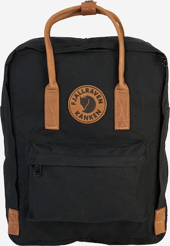 Fjällräven Backpack 'Kånken No.2' in Black: front