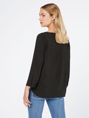 TOM TAILOR Bluse in Schwarz