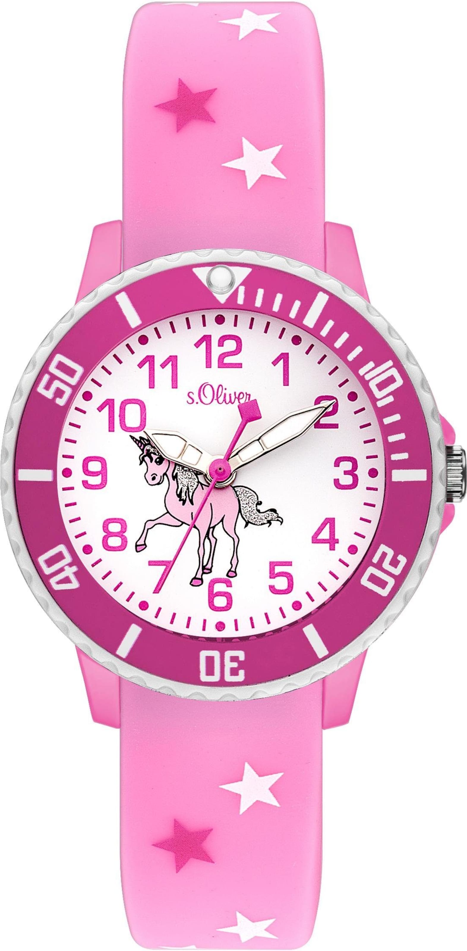 s.Oliver Watch in Pink: front