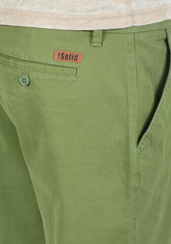 !Solid Regular Chino Pants 'Lamego' in Green