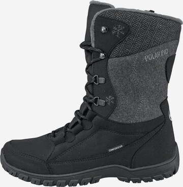 POLARINO Boot 'Elin' in Schwarz