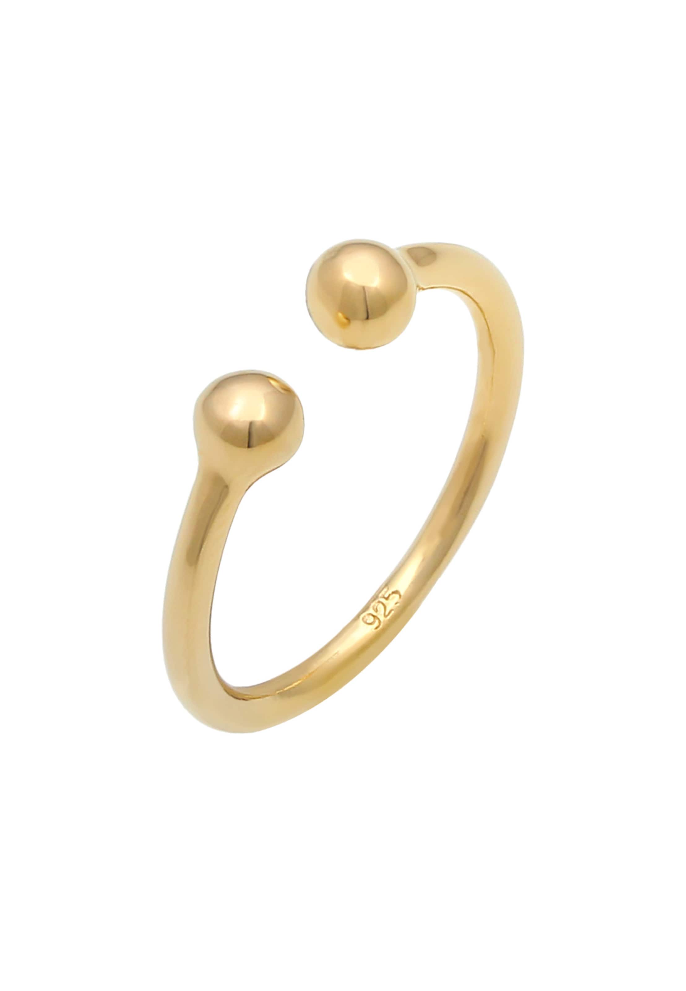 ELLI Ring in Goud: voorkant