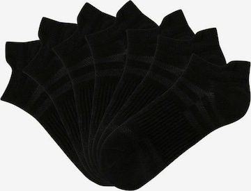 LASCANA ACTIVE Sneakersocken in Schwarz: predná strana