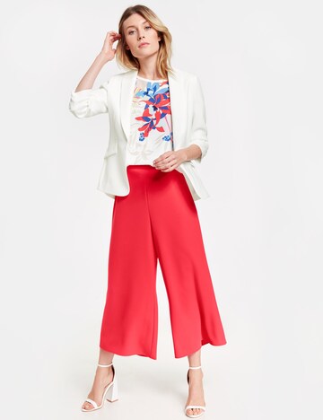 TAIFUN Wide leg Broek in Rood: voorkant