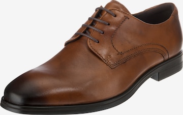 ECCO Lace-Up Shoes 'Melburne' in Brown: front