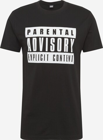 Mister Tee T-Shirt 'Parental Advisory' in Schwarz: predná strana