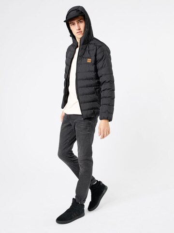 Urban Classics Winter jacket 'BASIC BUBBLE' in Black