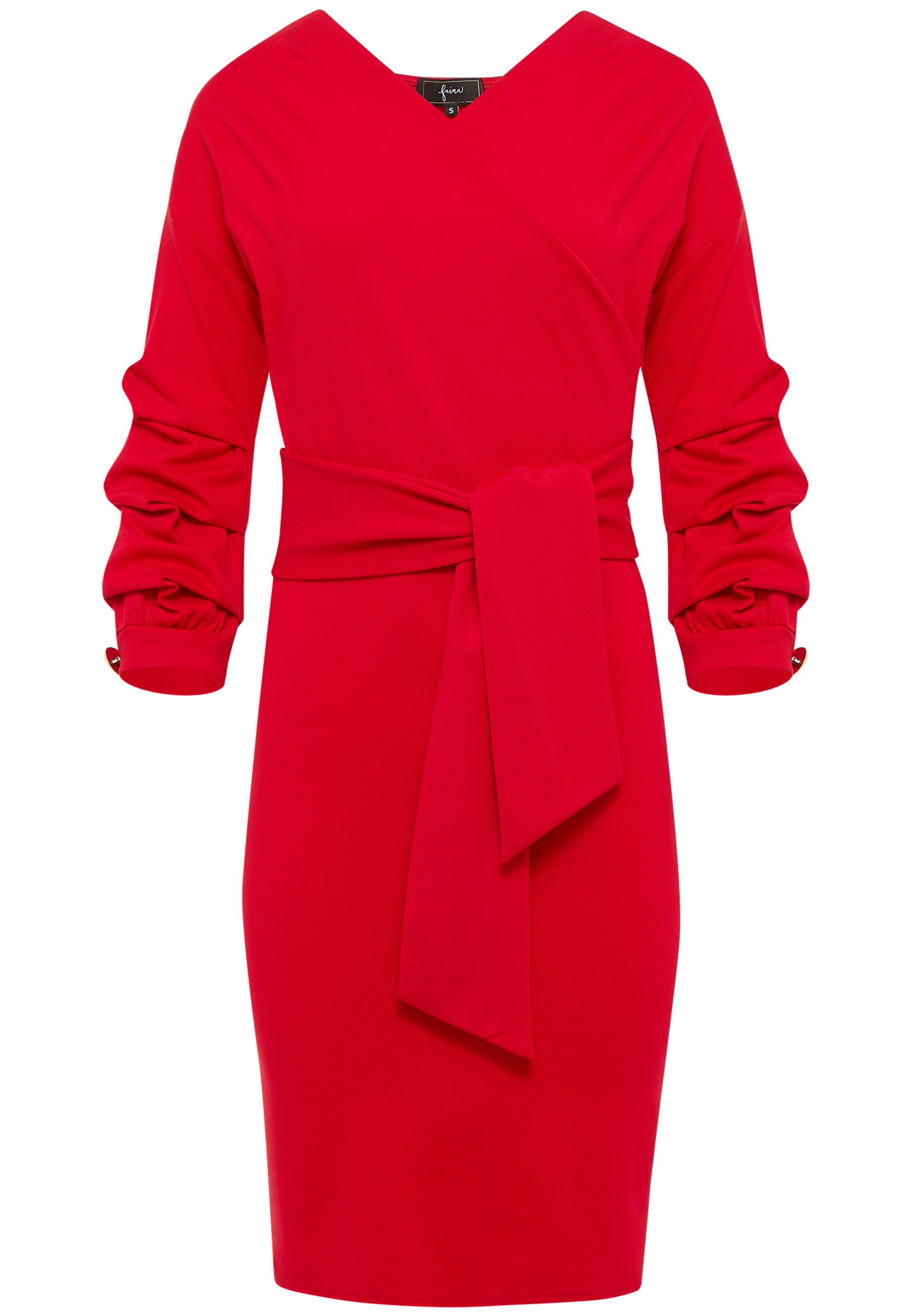 faina - Cocktailjurk in de kleur Grenadine