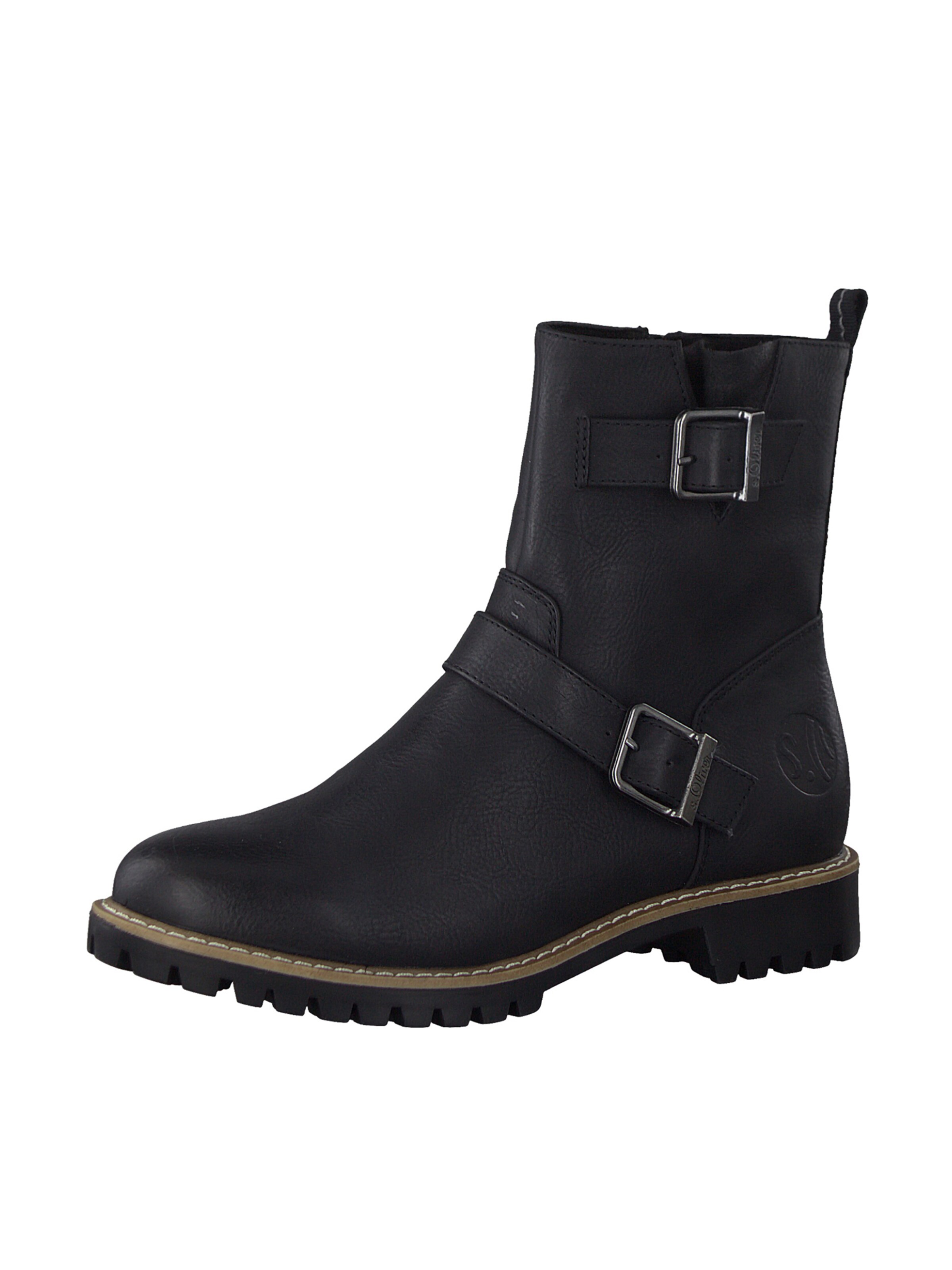 s.Oliver - Enkellaarsjes in de kleur Zwart