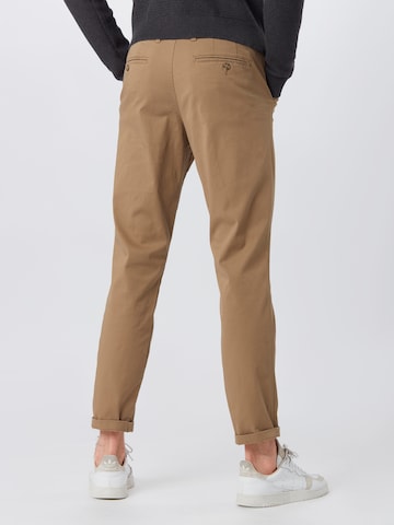SELECTED HOMME Chino Pants 'Miles' in Brown