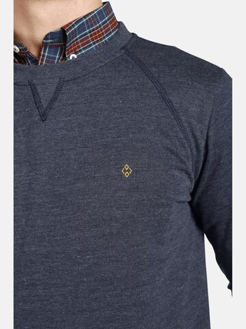 Sweat-shirt Charles Colby en bleu