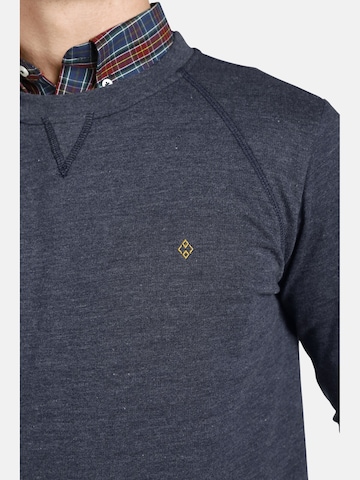 Sweat-shirt Charles Colby en bleu