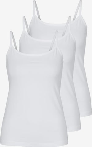 Top di PETITE FLEUR in bianco: frontale