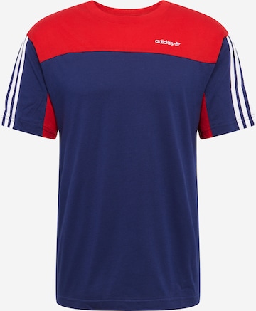 Tricou 'Classic' de la ADIDAS ORIGINALS pe albastru: față