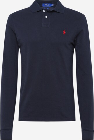 Coupe slim T-Shirt Polo Ralph Lauren en noir : devant