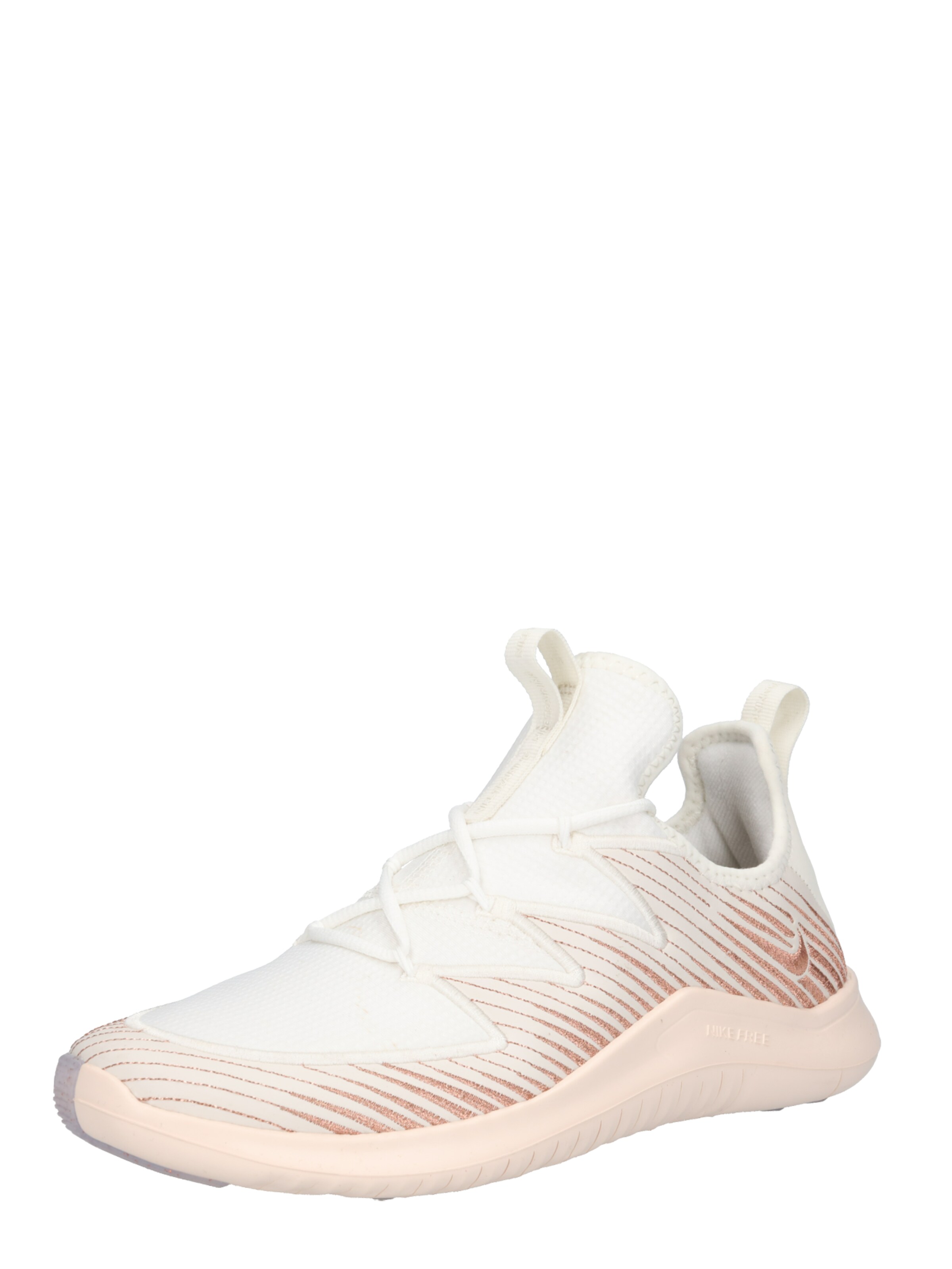 NIKE - Sportschuh 'Nike Free TR 9 Metallic' in creme