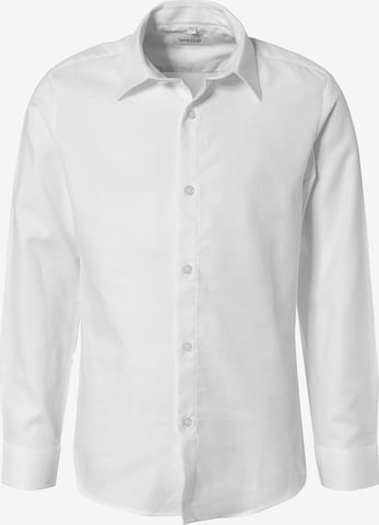 WEISE Button Up Shirt in White: front