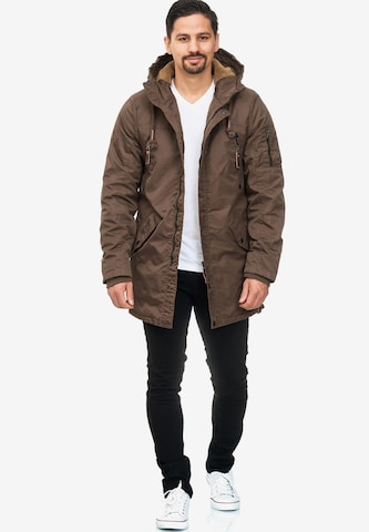 Parka d’hiver 'Bardsley' INDICODE JEANS en marron