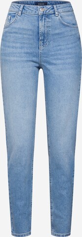 Coupe slim Jean 'Leah' PIECES en bleu : devant