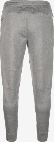 UNDER ARMOUR Slim fit Workout Pants 'MK-1 Terry' in Grey