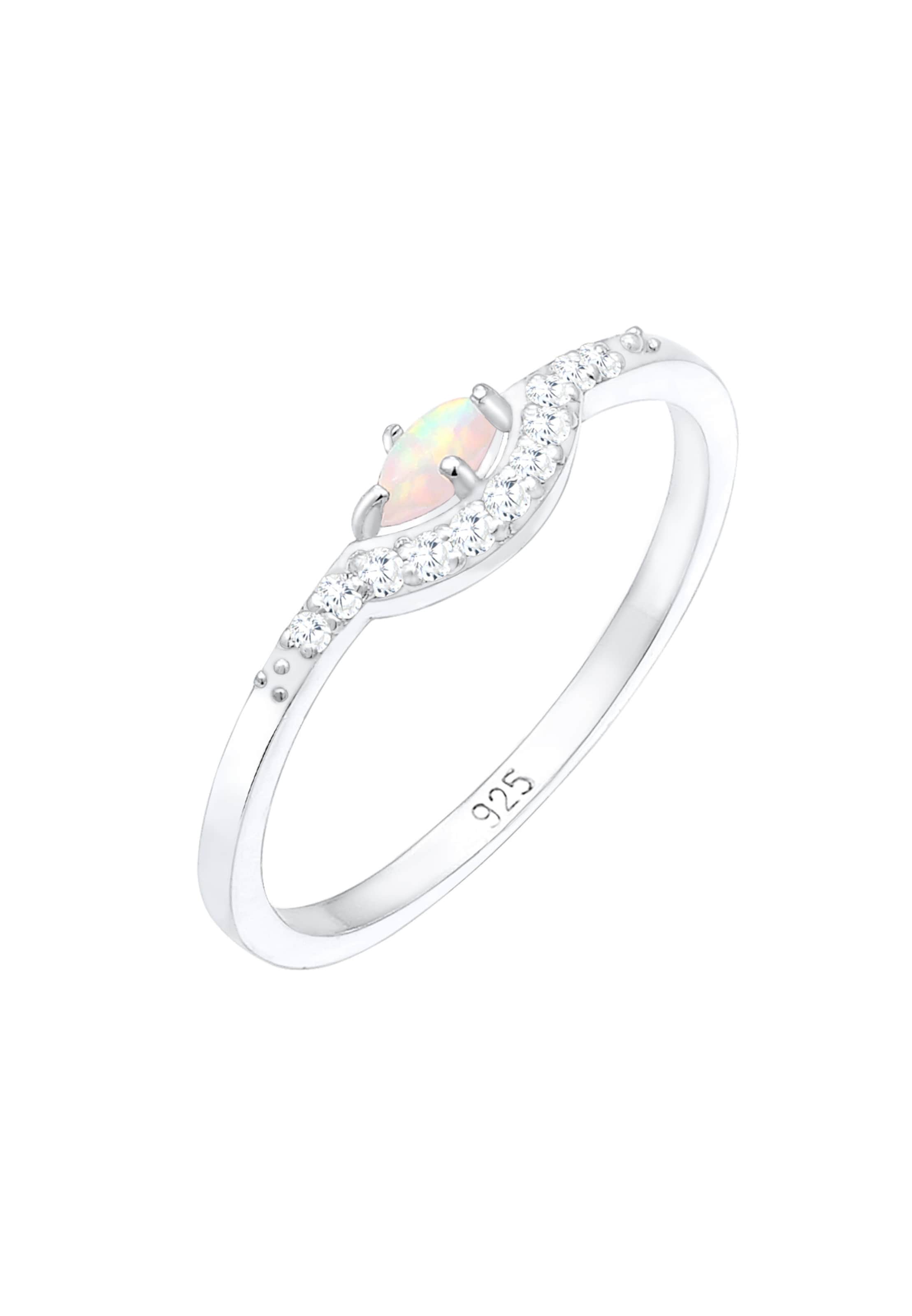 Bague 'Opal' ELLI en argent : devant