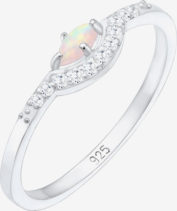 ELLI Ring 'Opal' in Silber: predná strana