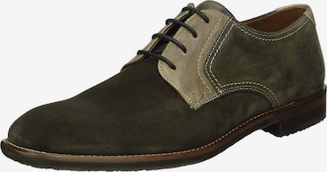 LLOYD Lace-Up Shoes in Green: front