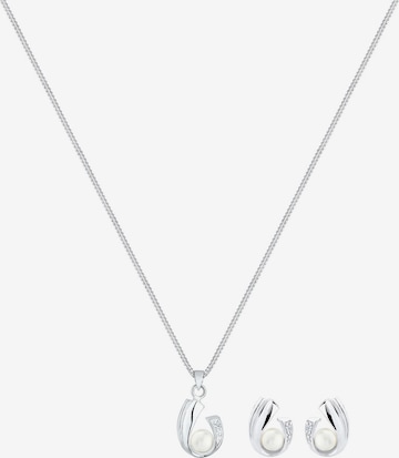 Elli DIAMONDS Jewelry Set in Silver: front