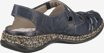 Rieker Ballet Flats with Strap in Blue