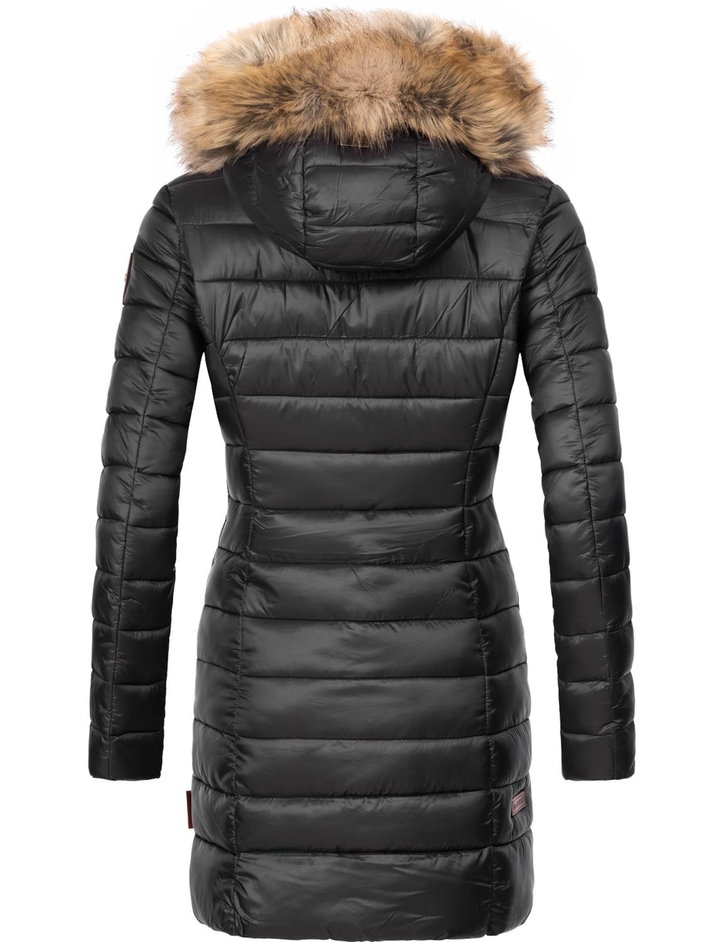 MARIKOO - Abrigo de invierno 'Rose' en negro