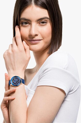 Swarovski Analog Watch 'Octea Lux' in Blue: front
