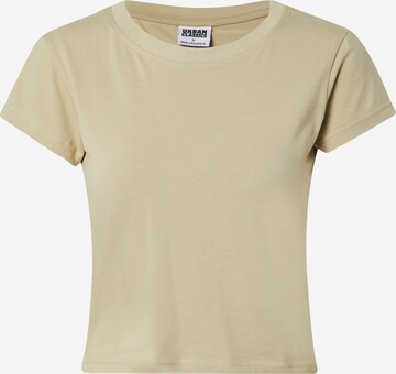 T-shirt Urban Classics en beige : devant