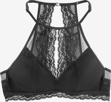 LASCANA Push-up Bra in Black: front