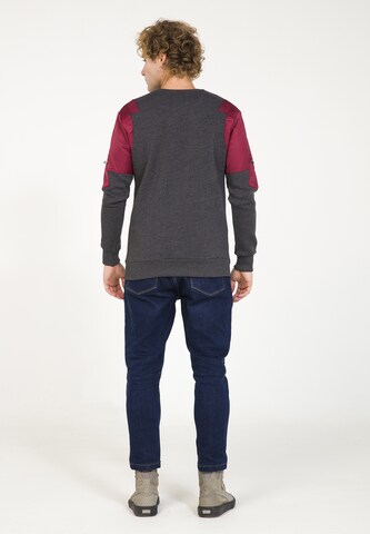 Sweat-shirt PLUS EIGHTEEN en gris