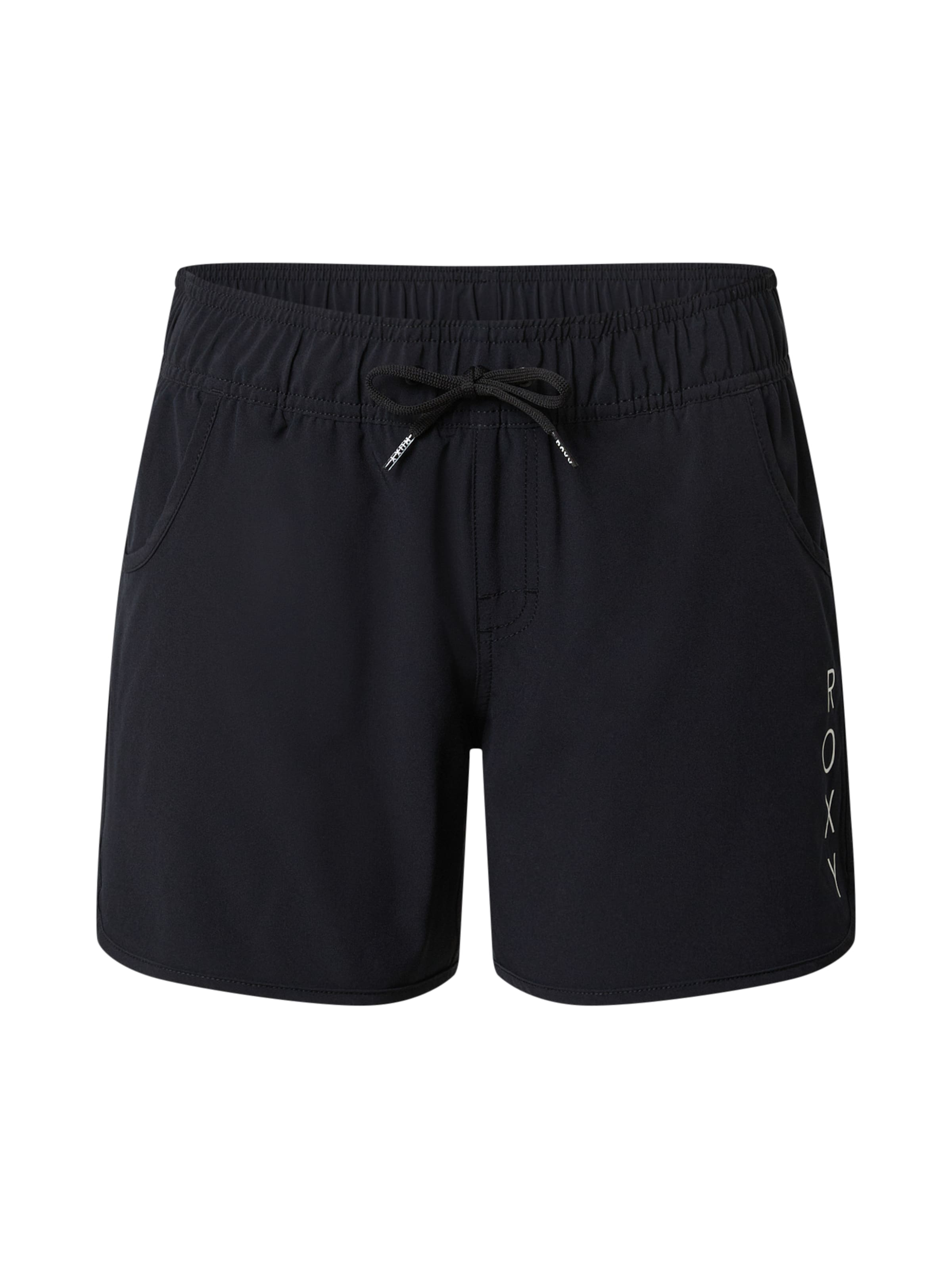 ROXY Normalny krój Szorty kąpielowe do kolan &#x27;Classics 5&#x27; w kolorze czarny: przód