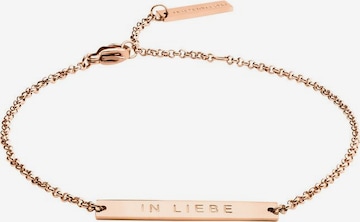 Bracelet 'In Liebe' Liebeskind Berlin en or : devant