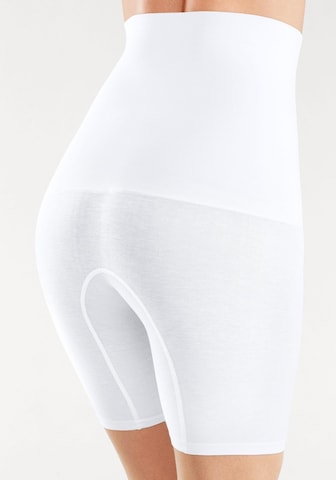 PETITE FLEUR - Pantalón moldeador en blanco