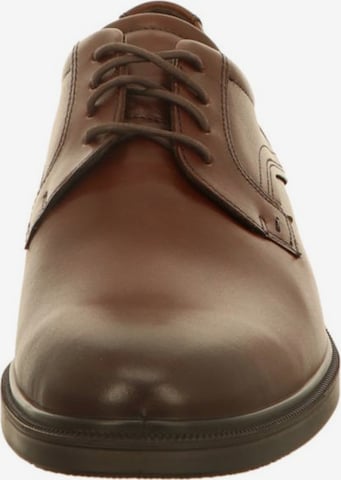 ECCO Lace-Up Shoes 'Lisbon' in Brown