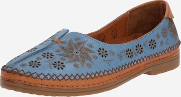 COSMOS COMFORT Classic Flats in Blue: front