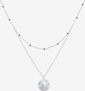 ELLI Halskette Layer, Organic in Silber