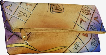 Greenland Nature Clutch 'Art + Craft' in Mixed colors: front