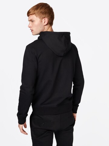 WOOD WOOD Sweatshirt 'Ian' in Schwarz: zadná strana