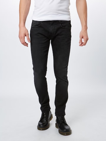 REPLAY Slim fit Jeans 'Anbass' in Black: front