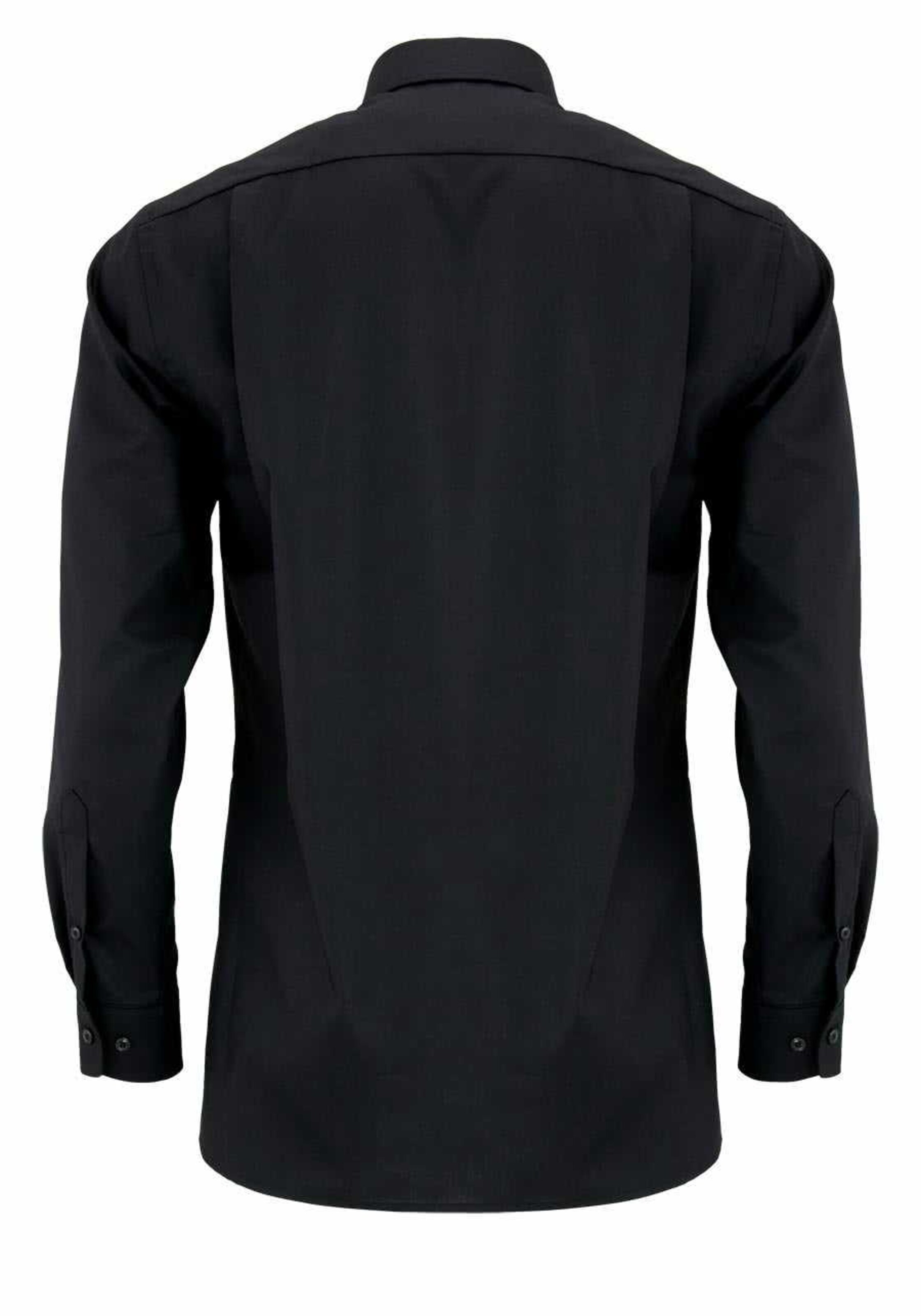 OLYMP Slim Fit Hemd 'Luxor' in Schwarz
