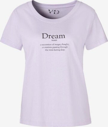 VIVANCE - Camiseta para dormir en lila: frente