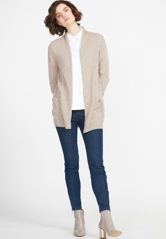 Peter Hahn Knit Cardigan in Beige